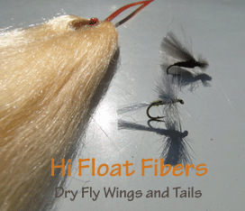 Hi Floar Fibers Dry Wing and Tail Fly Tying Materials for Dry Flies