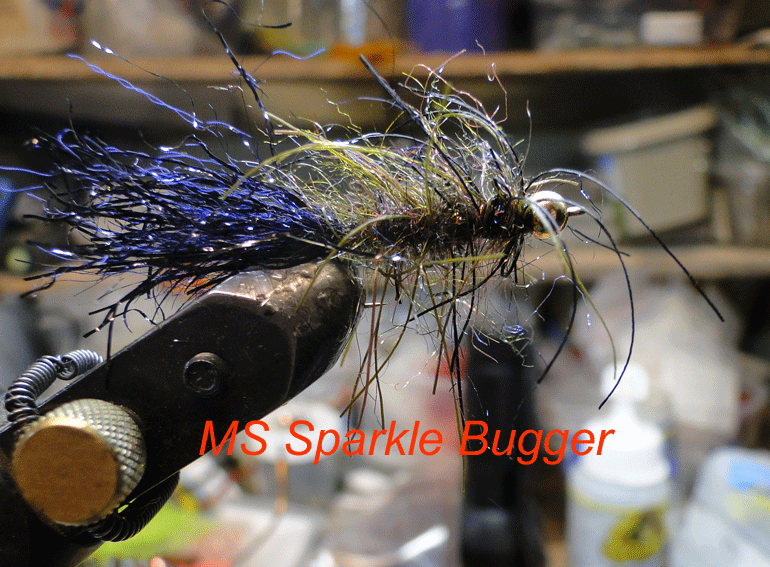 MS Sparkle Bugger Dubbing - Ideal for Woolly Buggers - Fly Tying Materials