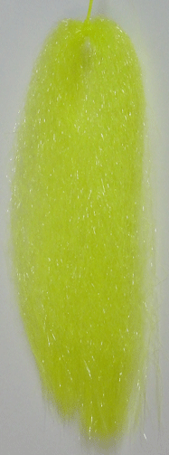 Crystal Hair Fly Tying Synthetic Hair - Hot Yellow