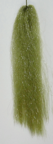 Crystal Hair Fly Tying Synthetic Hair - Olive