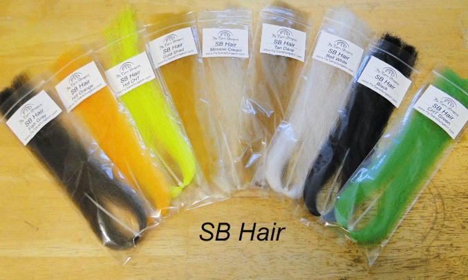 SB Hair Fly Tying Synthetic Hair Bucktail Substitute